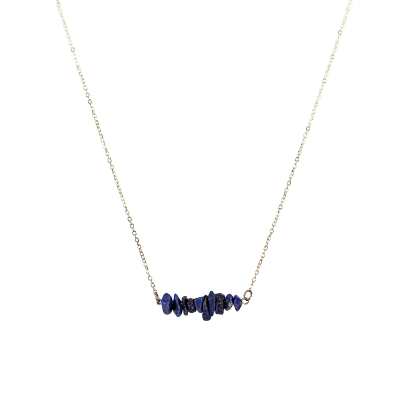 Lapis Lazuli Bar Necklace