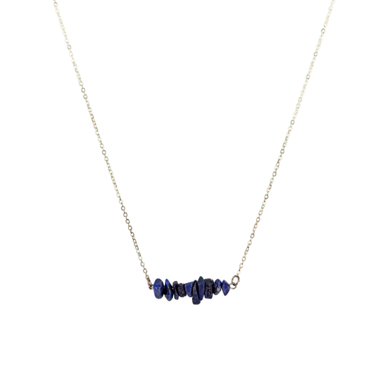 Lapis Lazuli Bar Necklace