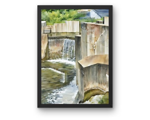 Stepping Stone Falls #1 Art Print