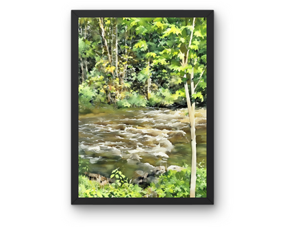 Red Cedar River #4 Art Print