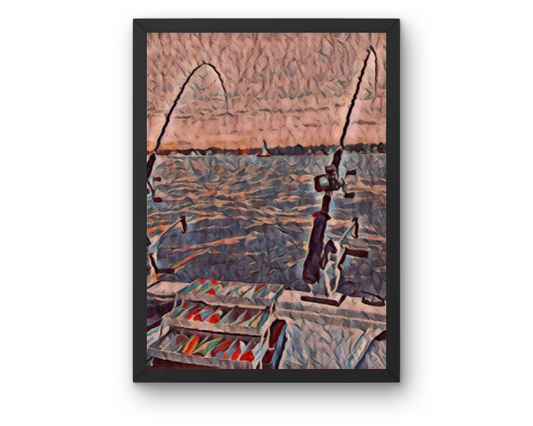 Gone Fishing Art Print