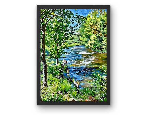 Red Cedar River #2 Art Print