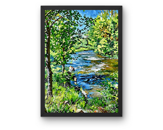 Red Cedar River #2 Art Print