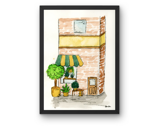 Watercolor 2215 Art Print