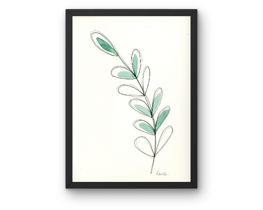 Watercolor 2232 Art Print