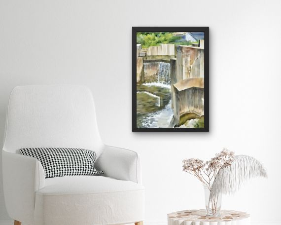 Stepping Stone Falls #1 Art Print