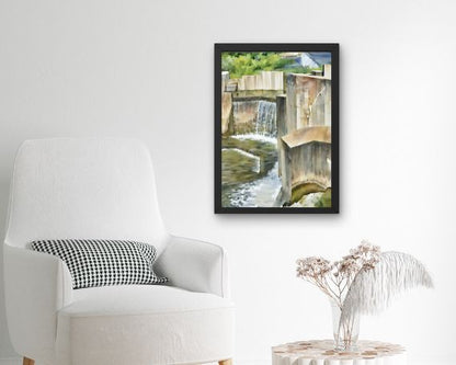 Stepping Stone Falls #1 Art Print