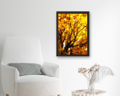 Falling Gold Art Print