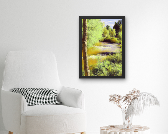 Red Cedar River #1 Art Print