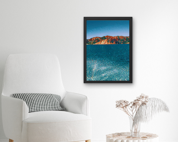 Blue Dune Art Print