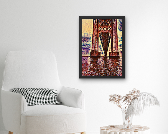 The Mighty Mackinac Art Print