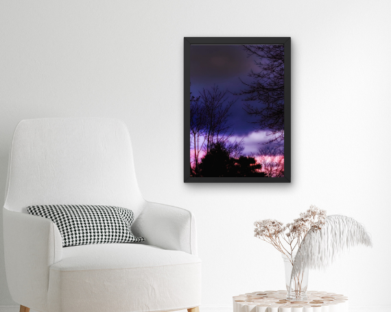 Neopolitan Skies Art Print