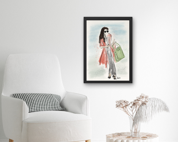 Watercolor 2280 Art Print