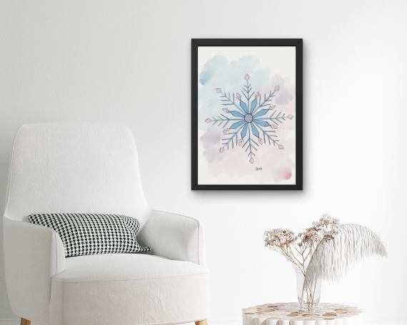 Watercolor 2291 Art Print