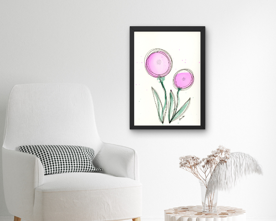 Watercolor 2205 Art Print