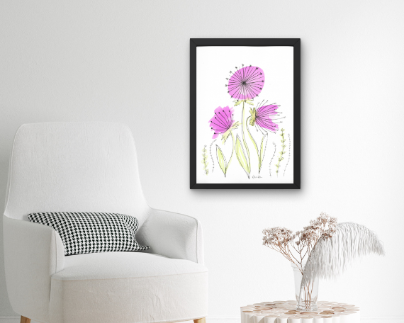 Watercolor 2053 Art Print