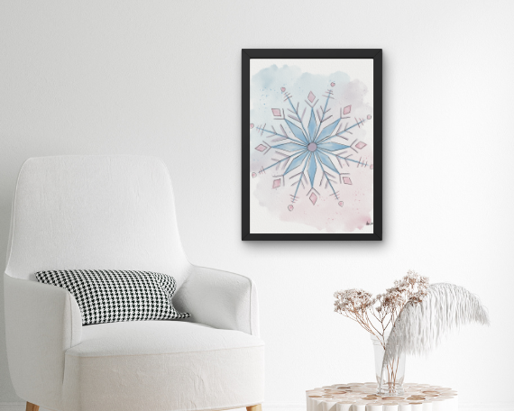 Watercolor 2290 Art Print