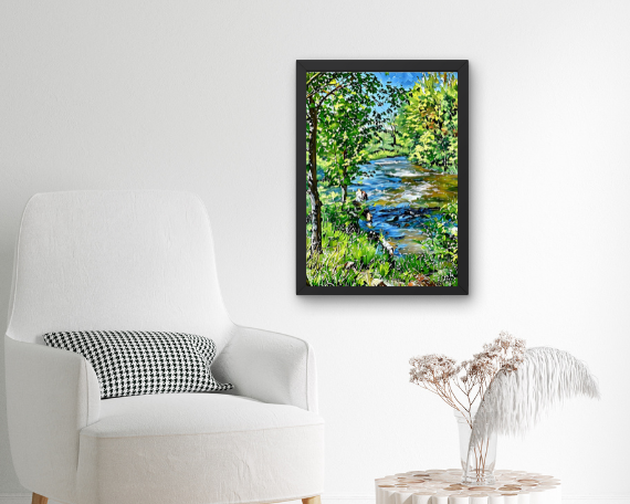 Red Cedar River #2 Art Print