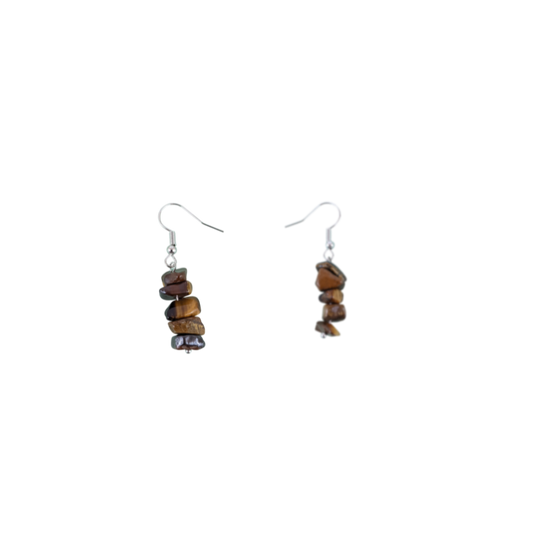 Tiger Eye Dangle Earrings