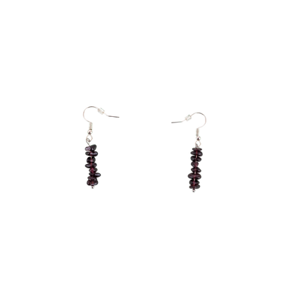 Garnet Dangle Earrings