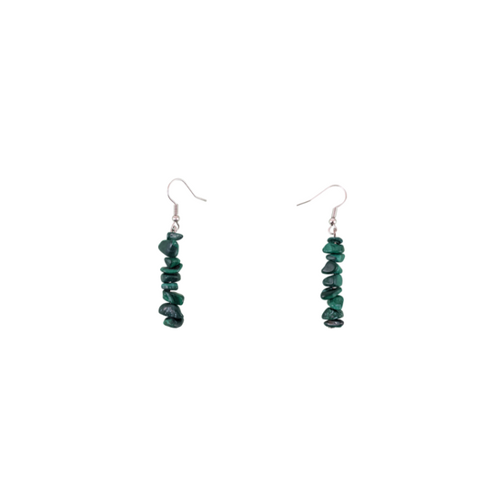 Malachite Dangle Earrings