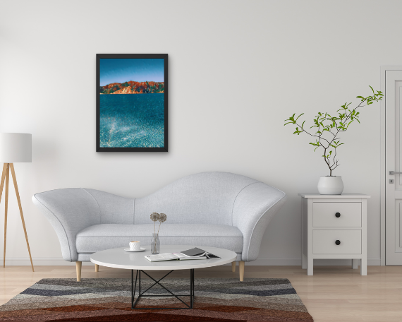 Blue Dune Art Print