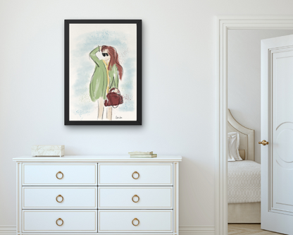 Watercolor 2281 Art Print