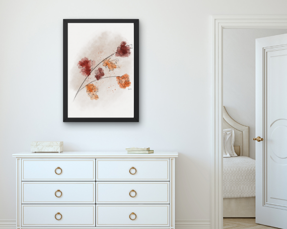 Watercolor 2278 Art Print