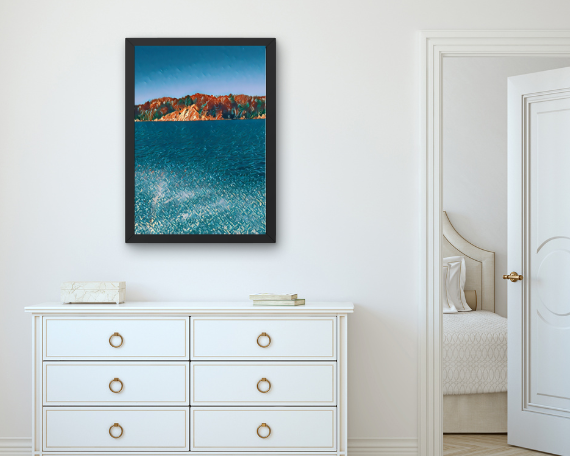 Blue Dune Art Print