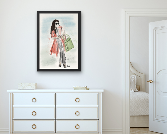 Watercolor 2280 Art Print