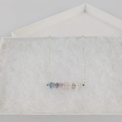 Good Vibes: Love and Healing Bar Necklace