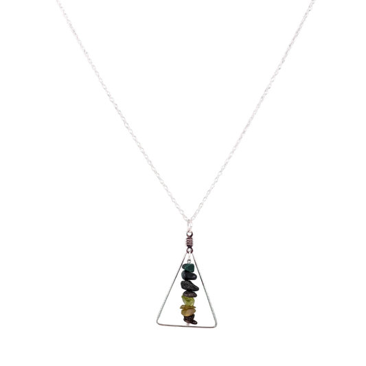 Scorpio Triangle Pendant Necklace