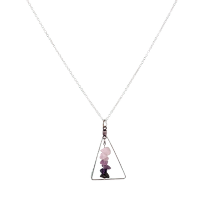 Virgo Triangle Pendant Necklace