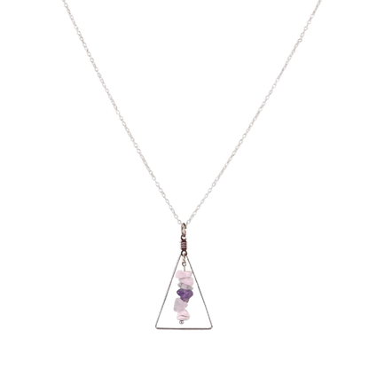 Aries Triangle Pendant Necklace