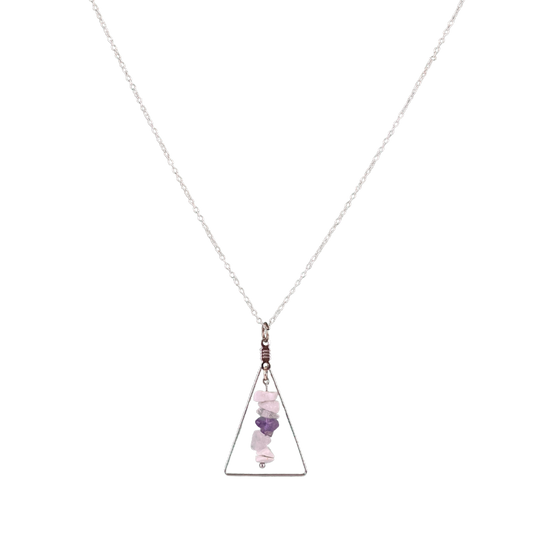 Aries Triangle Pendant Necklace