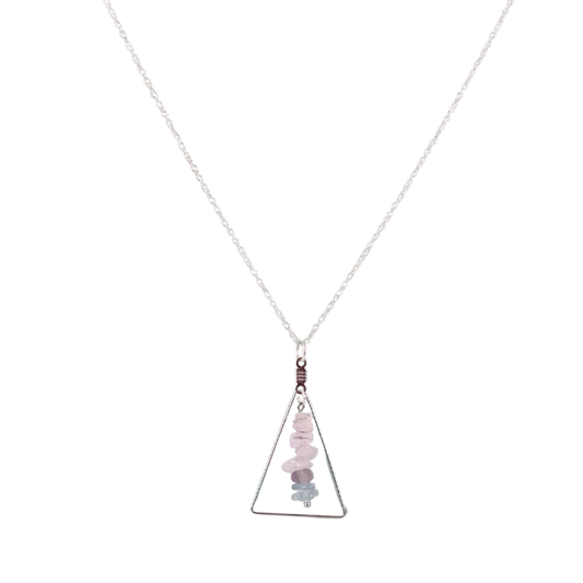 Cancer Triangle Pendant Necklace