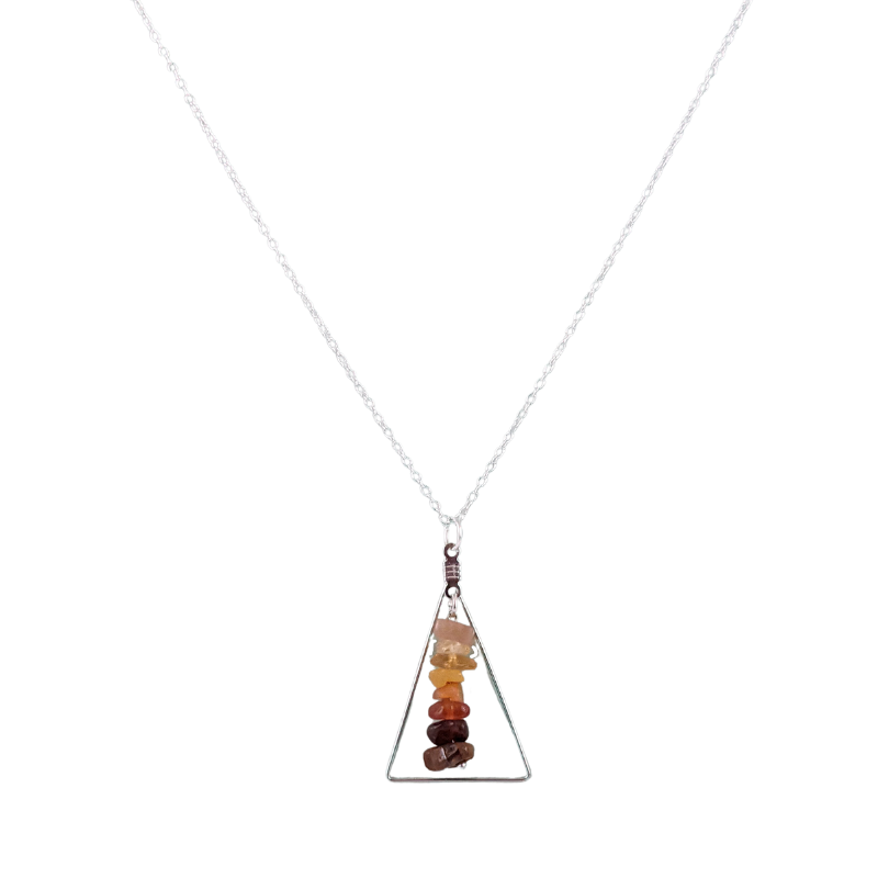 Leo Triangle Pendant Necklace