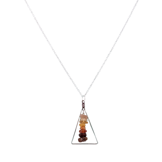 Leo Triangle Pendant Necklace