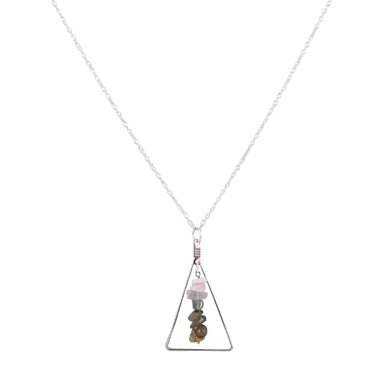 Taurus Triangle Pendant Necklace