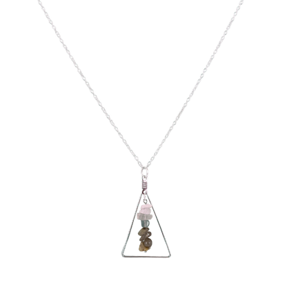 Taurus Triangle Pendant Necklace