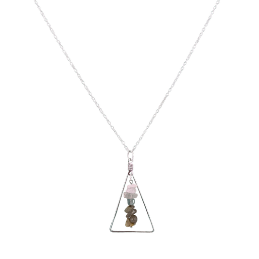 Taurus Triangle Pendant Necklace