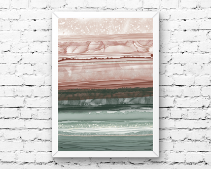 Layered Dreams Art Print