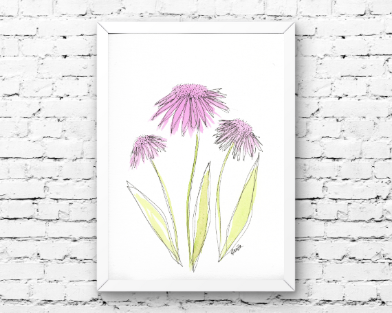 Watercolor 2052 Art Print