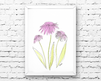 Watercolor 2052 Art Print