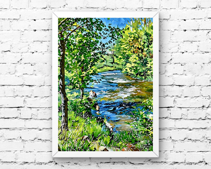 Red Cedar River #2 Art Print