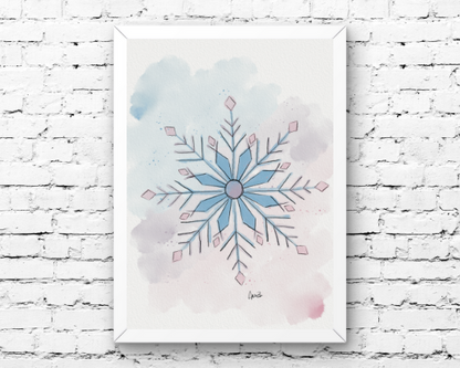 Watercolor 2291 Art Print