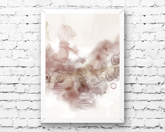 Heart of Gold Art Print