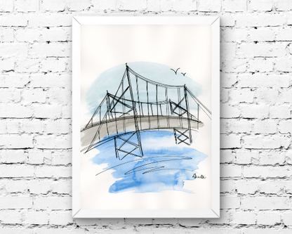 Watercolor 2216 Art Print