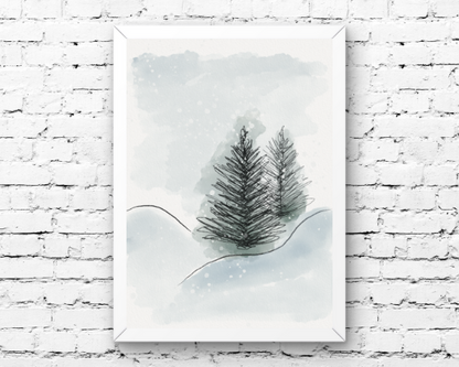 Watercolor 2285 Art Print