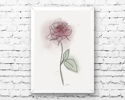 Watercolor 2272 Art Print